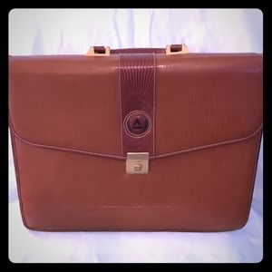 Leather briefcase